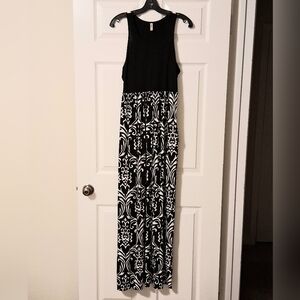 NWOT Grecerelle Racerback Maxi Dress L With Pockets